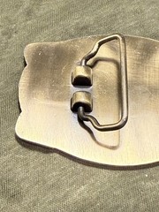 Vintage/undated Budweiser Beer belt buckle. 3.5&Prime; Wide.