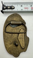 Vintage 1976 Rocky Mountain Colorado Elk Deer Belt Buckle