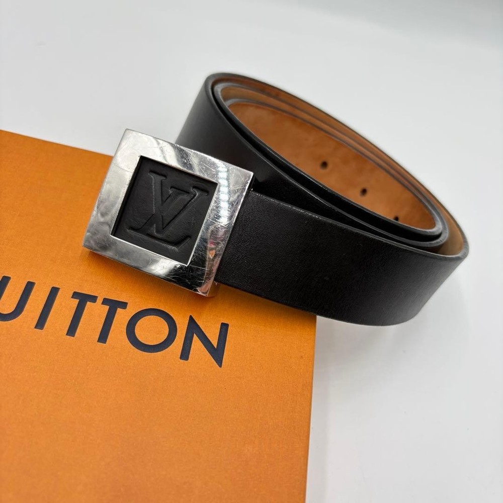 Louis Vuitton Pre-Owned Sainteur Stamp Men&rsquo;S Belt Leather