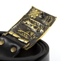 Infantry belt buckle, Handmade Ukrainian military Mechanized Forces brass buckle