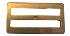 US Military Belt Buckle Gold Plated Slotted Red Brass Class 1 Type I 2.25&Prime; USMC