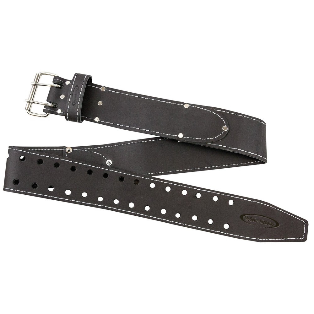 Mcguire-Nicholas 2 3/4&Prime; inch Oil Tanned Leather Tool Work Belt 3&Prime;, Dark Brown