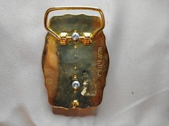 Western Style Belt Buckle with a cabochon insert Die cast Buckle 3.5” Made USA