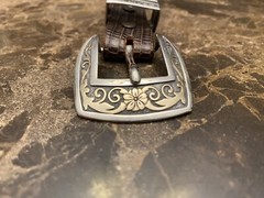 James Reid Sterling Silver 14k Gold Belt buckle Set bolero✅