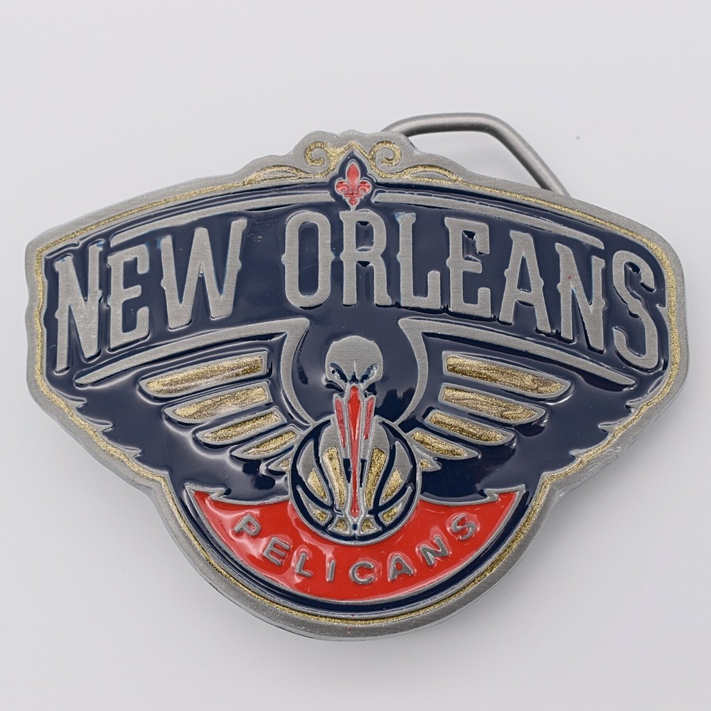 New Orleans Pelicans Basketball Team Belt Buckle (New)