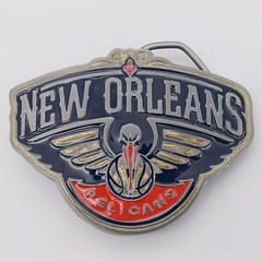 New Orleans Pelicans Basketball Team Belt Buckle (New)
