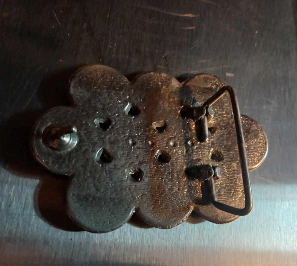 Actually Nickel Interchangeable Belt Buckle, Fits 1.5 in Belt