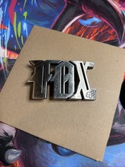 Fox Racing Belt Buckle Metal Silver Logo Motocross BMX MTB Skate Y2K Style