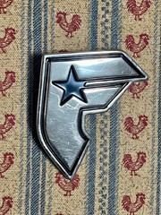 Famous Stars And Straps Belt Buckle « Chrome » plating y2k