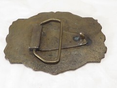 Belt Buckle Wells Fargo & Company Pony Express Metal 4&Prime;x3&Prime; Oval