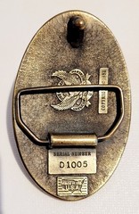 VTG « GRANDPA » BELT BUCKLE 1982-GREAT AMERICAN BUCKLE CO USA-SWIVEL IS 1 7/8&Prime;