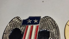 Vintage Harley Davidson #1 Wing Belt Buckle Panhead Pin Brass AMF Chopper Vest