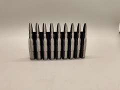 Bullet Ammo Belt Buckle 9 Bullets 2 1/2&Prime; X 4&Prime; Black 1 3/4&Prime; Belt Width