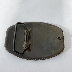Antique Brass Southwestern Patina Finish Western Cross Decorative Belt Buckle