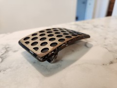Foster Weld Belt Buckle Unique Modern Industrial Artisan Metal 2007