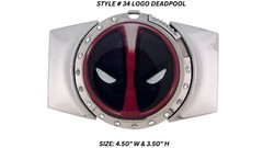 Deadpool Belt Buckle with Lighter Combo Cosplay Halloween Costume Party New Men