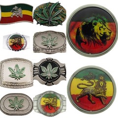 Bikers Weeds Rasta Juddah Reggae Culture Musician Belt Buckles Halloween Party