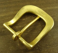 Solid Brass Single Tongue Pin Hippie Belt Buckles for 38mm width belt XH048