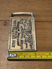 Vintage Levi Strauss & Co. Original Rivited Rectangular Belt Buckle