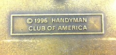 Belt Buckle Handyman Club of America Life Member 1996
