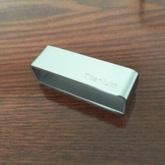 Titanium Belt Loop Belt Buckle Belt Fastener Brushed Titanium Belt Accessories