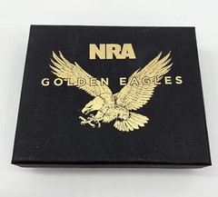 Brand New 2014 Commemorative NRA Golden Eagles Belt Buckle NIB
