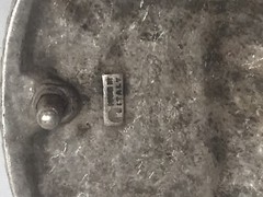 Unique Belt Buckle w/ Polished Stones ?? Grams- Made in Italy