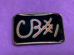 Cb1 Cb #1 Black And Red Color Belt Buckle By La Chik – Canada