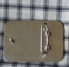 Union jack british flag belt buckle 1970&rsquo;s Inlaid sparkles and mouse pad new