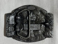 VTG Siskiyou Co. Belt Buckle Telephone Linesman Industry Workers USA 1988 RARE