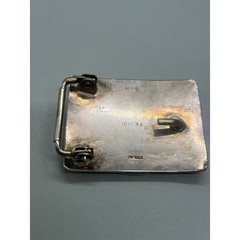 Native American Sun God Sterling Silver Belt Buckle
