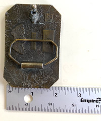 Two Deer Belt Buckle – The Great American Belt Buckle Co. 1976 Serial No. 520