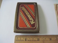 RARE Vintage KAWASAKI Belt Buckle by Design-A-Buckle, 3-1/4&Prime; x 2&Prime;, USA, NEW