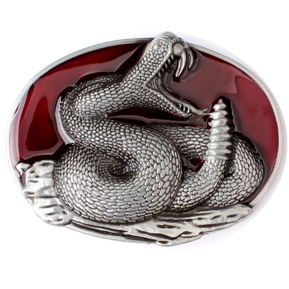 Snake Belt Buckle Western Cowboy Native American Motorcyclist (SNK-02)