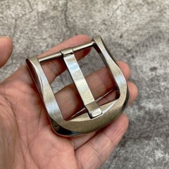 New Concise Pure Titanium Men&rsquo;s Belt Pin Buckle Waist Strap Head EDC Accessories