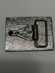 Patriotic American USA Flag Enamel Metal Belt Buckle 2 In X 2.75 In W