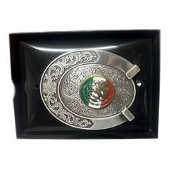 Ariat Belt Buckle Mexican Flag Horseshoe Shape – A37021