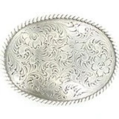 Nocona Men&rsquo;s Floral Western Belt Buckle 37222