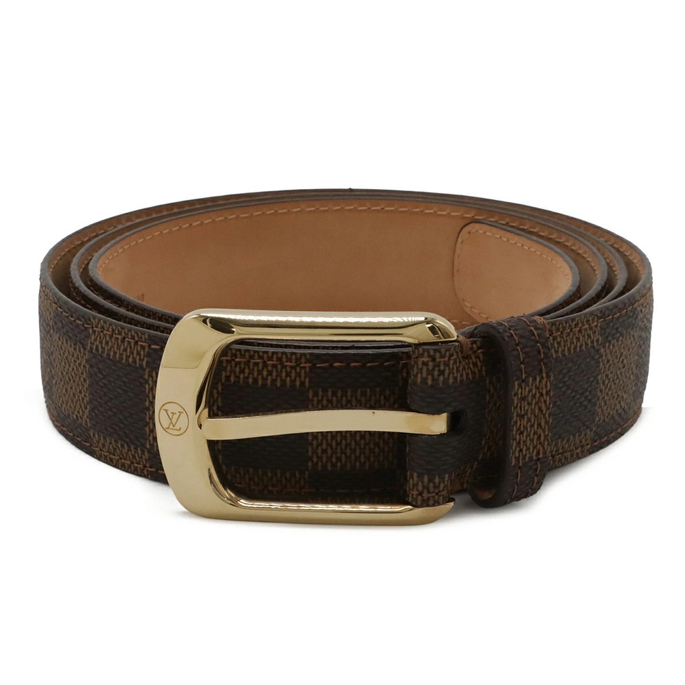 LOUIS VUITTON Damier Sainteur Ellipse 30MM Belt Men&rsquo;s