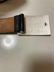 Louis Vuitton Metal Buckle Belt Travel Requisite design Used From Japan