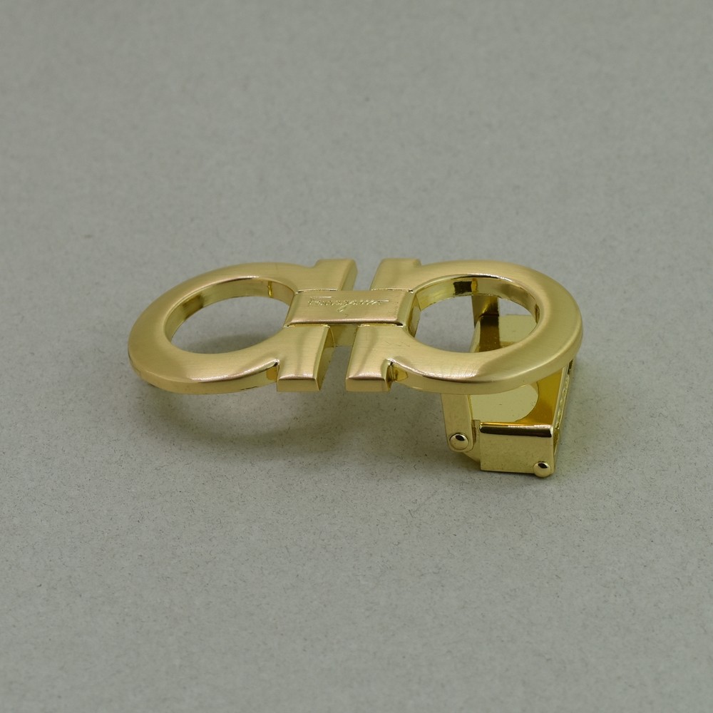 Gold Salvatore Ferragamo Classic Alloy Belt Buckle for 34-35mm belt US shipping