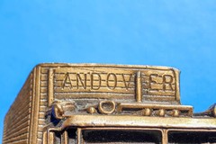 ANDOVER BERGAMOT BRASS WORKS B-38 BELT BUCKLE MOLD 1978 USA Semi Truck Convoy