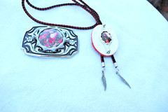Western Belt Buckle and Bolo Set