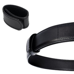 TACNEX Genuine Leather Belt Keeper 1 3/8&Prime; – 1 1/2&Prime; Wide Men&rsquo;s 1 pcs, Black