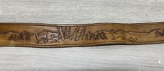 Bluegrass Festival Louisville Kentucky Belt Buckle w/ Leather Belt 4 Ft