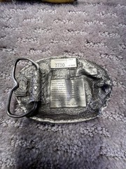 Vintage Arroyo Grande American Cowboy Belt Buckle Mens Silver Western 80s