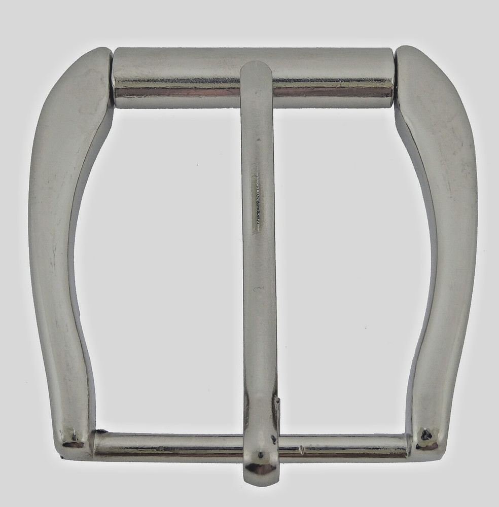 Stainless Steel Belt Buckle Men Pin Belt Buckles Fits For 1.5 inches Belt Silver