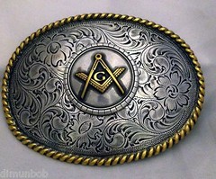 Masonic Western Style Buckle