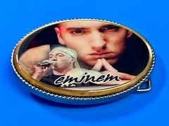Eminem Slim Shady Led Multi Color Light Flashing Belt Buckle W/ Fresh Battery!