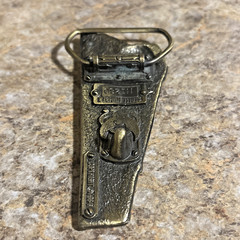 1984 SOUTHERN PACIFIC Train Brass Belt Buckle